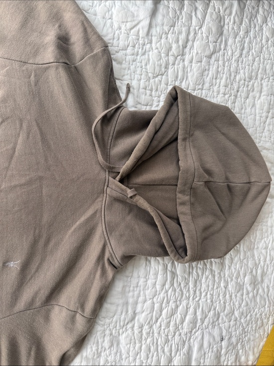 All Saints Jackets & Blazers - AllSaints Neutral Taupe Hoodie with Branded Label
